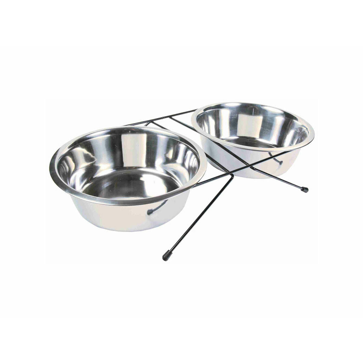 Trixie Futternapf Für Hunde Trixie Edelstahl Double 2,8 L 2 × 2,8 L