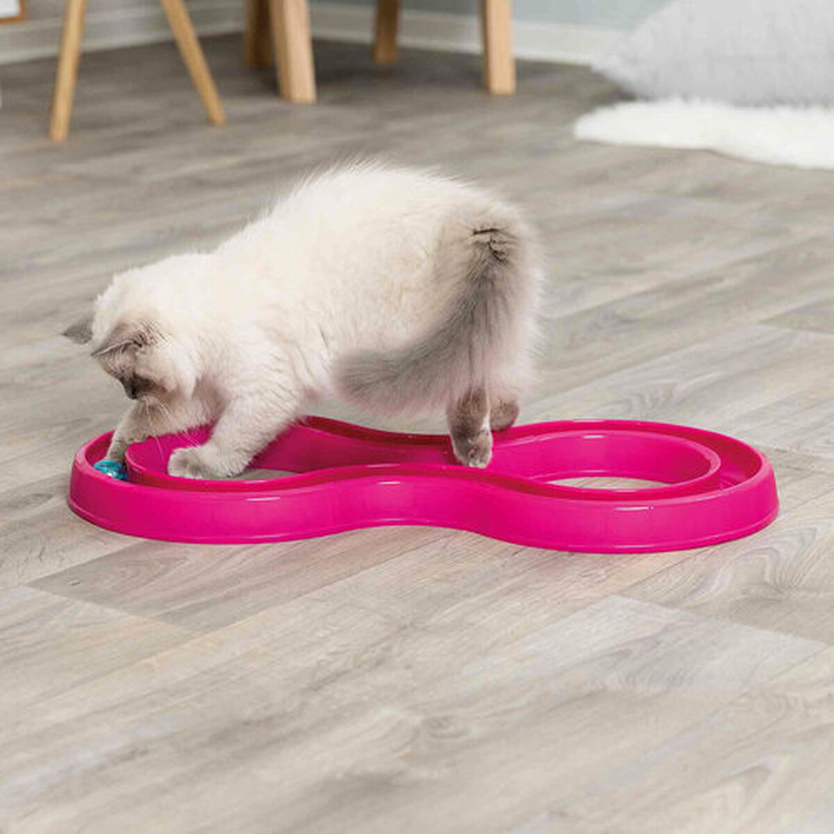 Trixie Katzenspielzeug Trixie Rosa Kunststoff 65 × 31 Cm