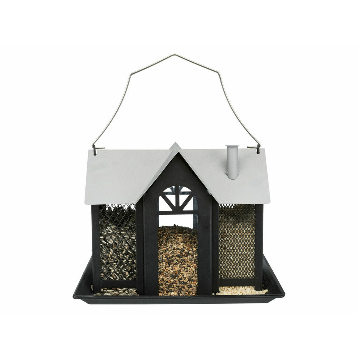 Trixie Vogelfutterhaus Trixie Schwarz 2 L 26 X 19 X 19 Cm