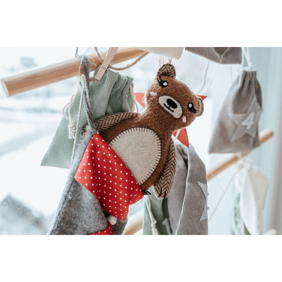 Hunter Kuscheltier Für Hunde Hunter Braun 100 % Recycelter Bär