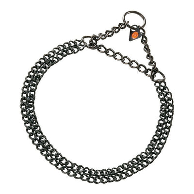 Hs Sprenger Hundehalsband Hs Sprenger Schwarz 2 Mm Double Verbindungen 60 Cm
