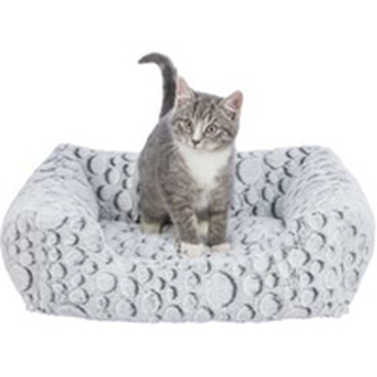 Trixie Hundebett Trixie Mila Weiß Grau 50 × 40 Cm