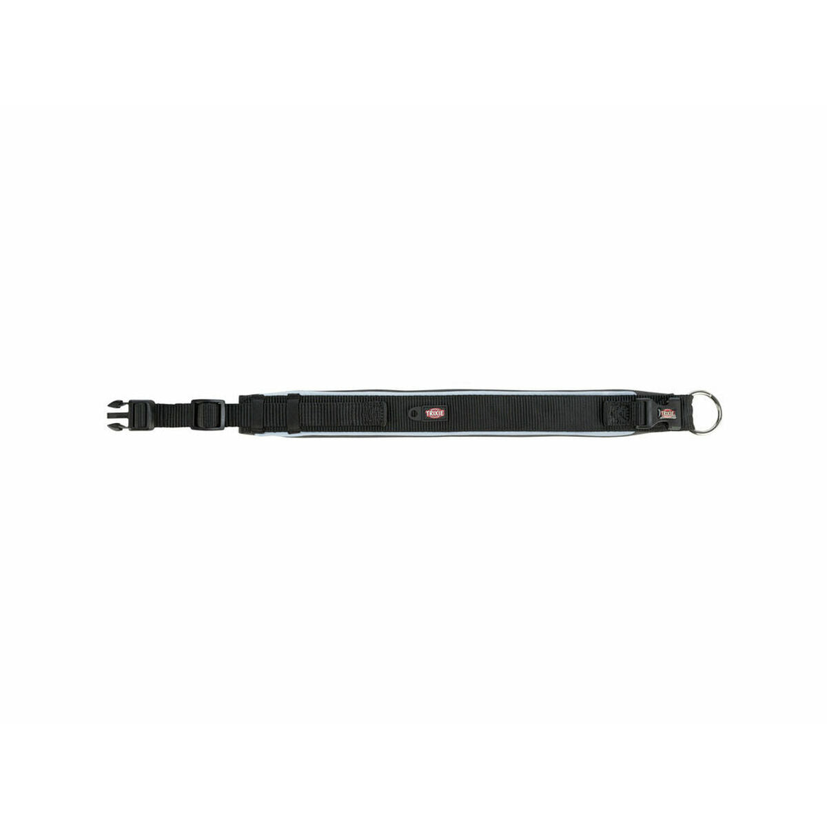 Trixie Hundehalsband Trixie Premium Schwarz Graphit M/L 40-48 Cm