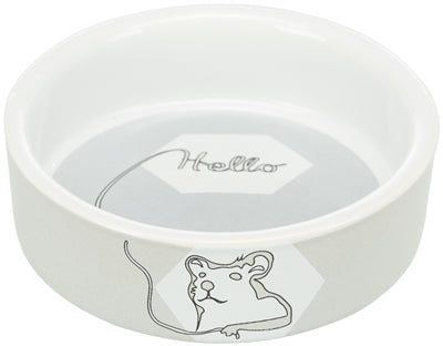 Trixie Futterschale / Wasserschale Keramikstreifen Hamster Sortiert