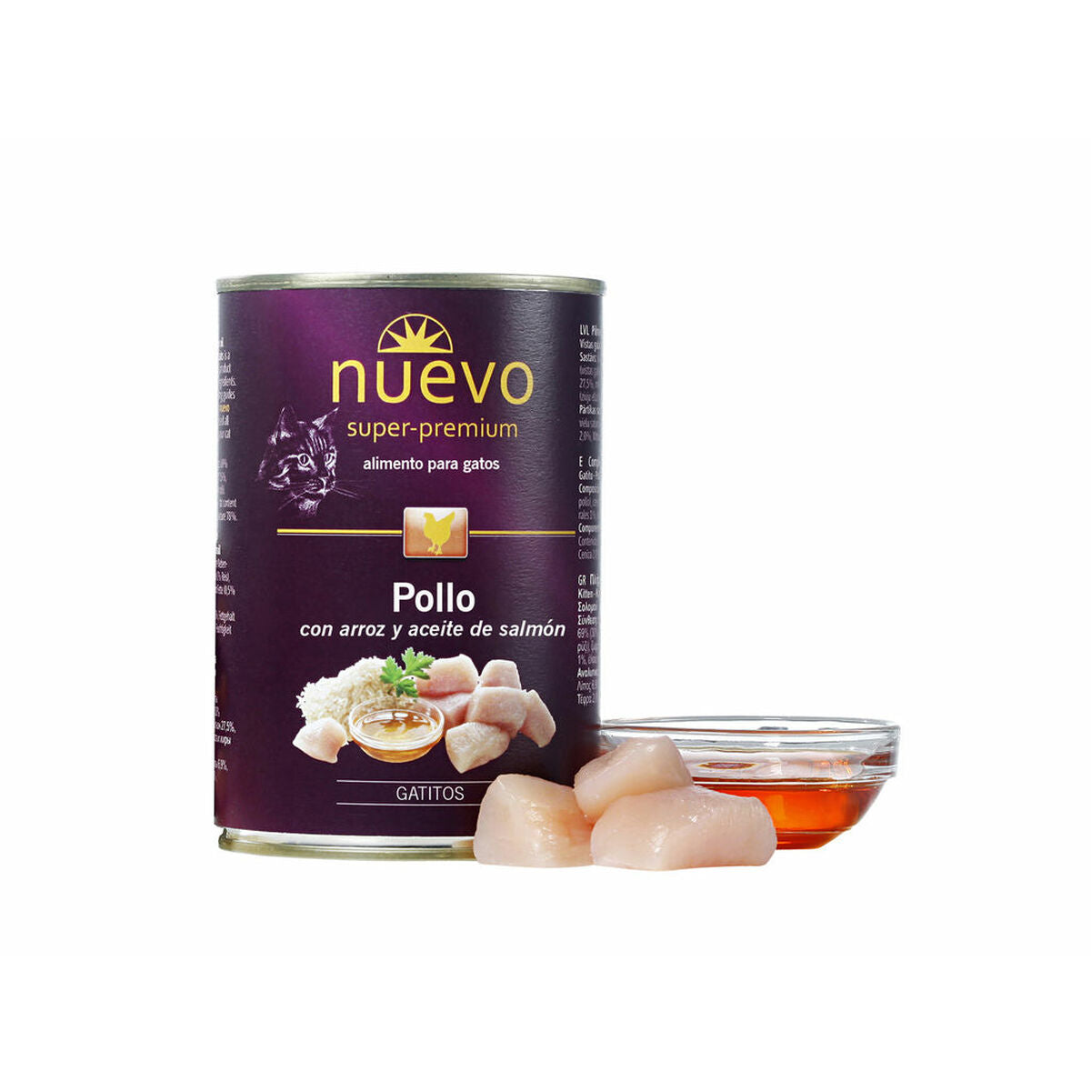 Nuevo Katzenfutter Nuevo Huhn 2 Kg 400 Gr
