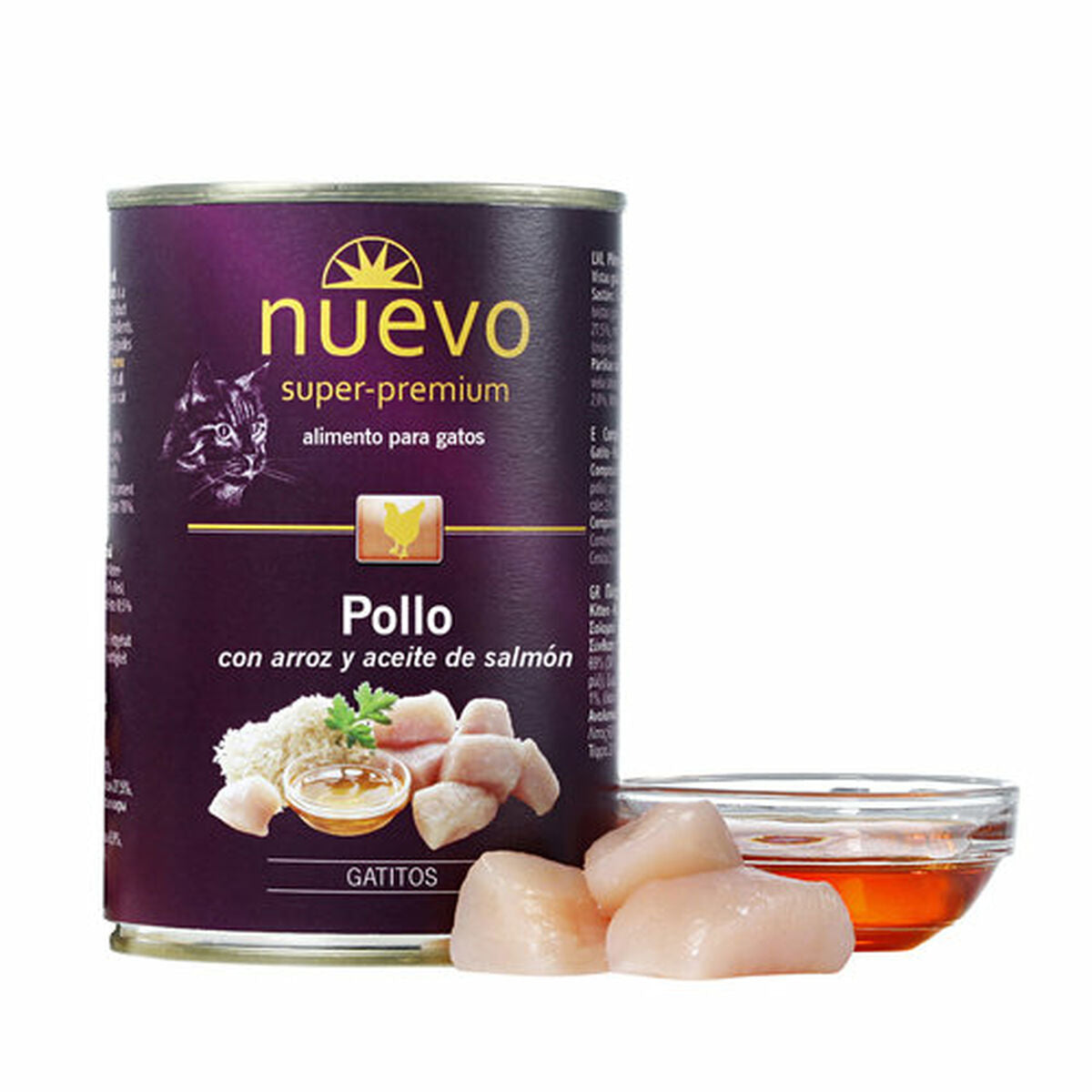 Nuevo Katzenfutter Nuevo Huhn 2 Kg 400 Gr