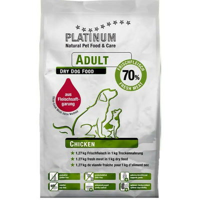 Hundefutter Platinum Adult Chicken Erwachsener Huhn 1,5 Kg