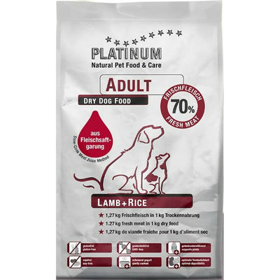 Hundefutter Platinum Erwachsener Lamm Reise 15 Kg
