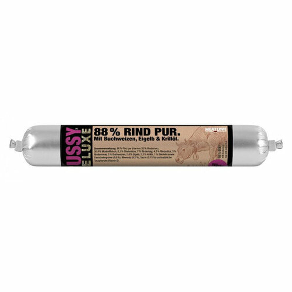 Fleischeslust Katzenfutter Fleischeslust Pussy Deluxe Rindfleisch 100 Gr