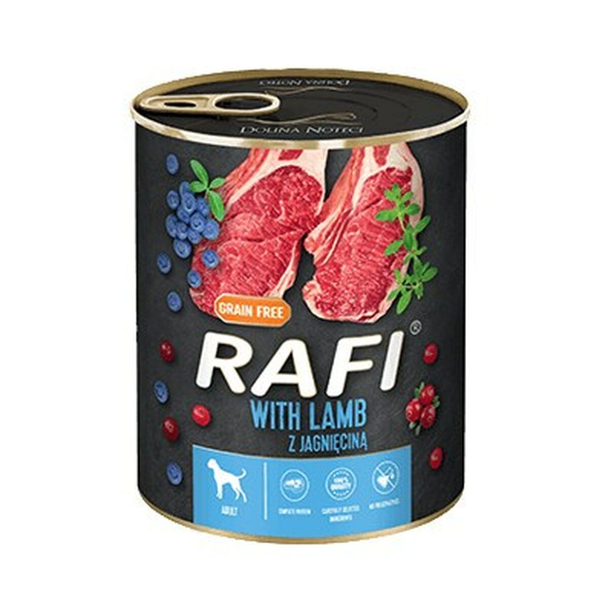 Nassfutter Dolina Noteci Rafi 800 G Lamm