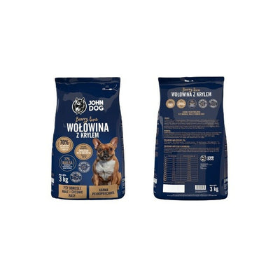 Hundefutter John Dog Berry Buey With Krill Erwachsener Rindfleisch 3 Kg