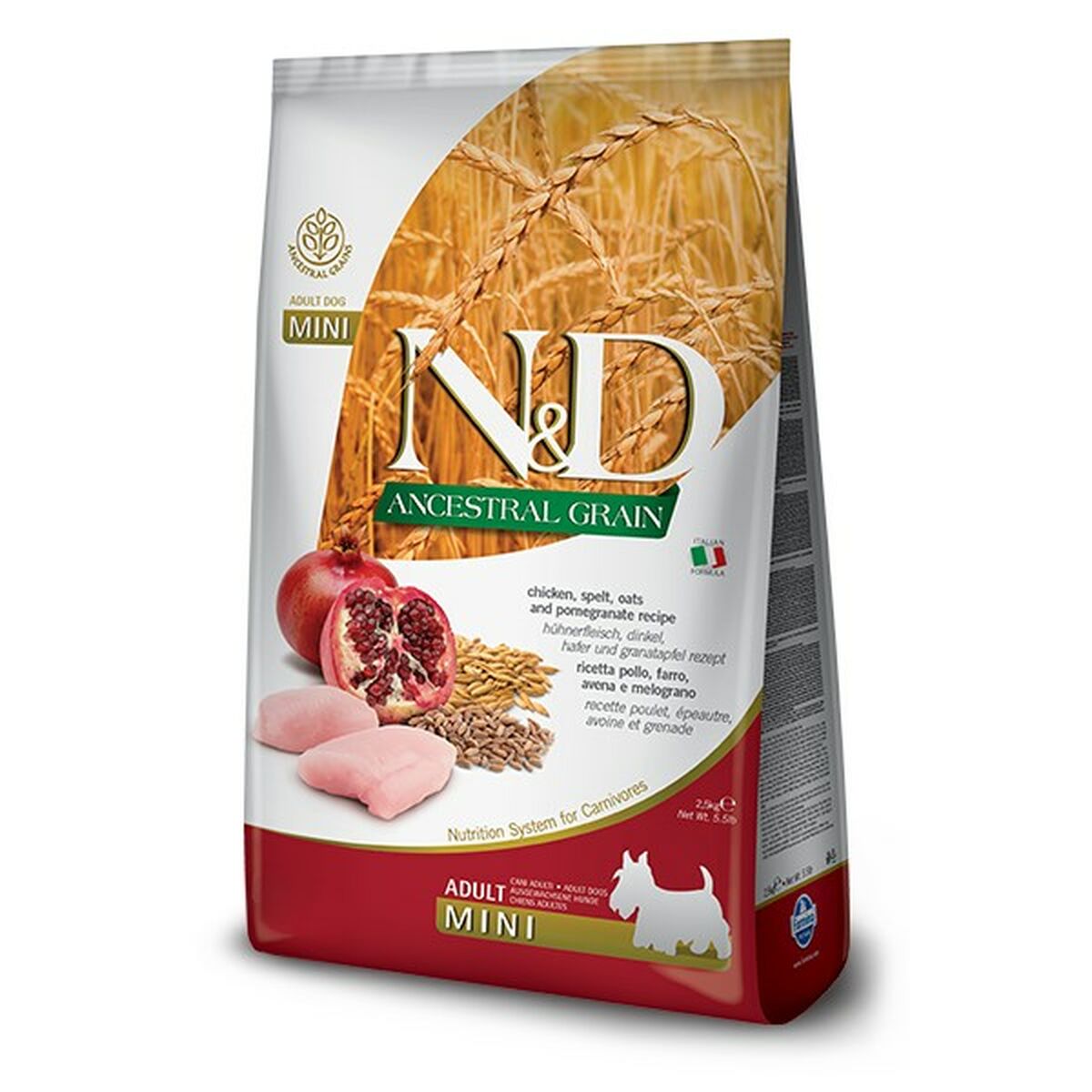 Hundefutter Farmina N&D Erwachsener Huhn 2,5 Kg