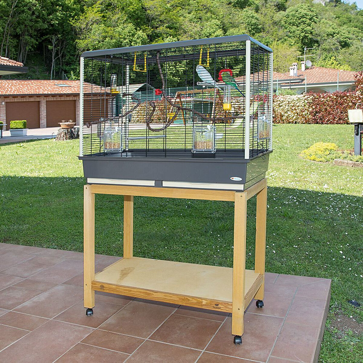 Ferplast Vogelkäfig Ferplast Piano 6 Weiß 7 X 7 X 6,5 Cm 46,5 X 70 X 87 Cm