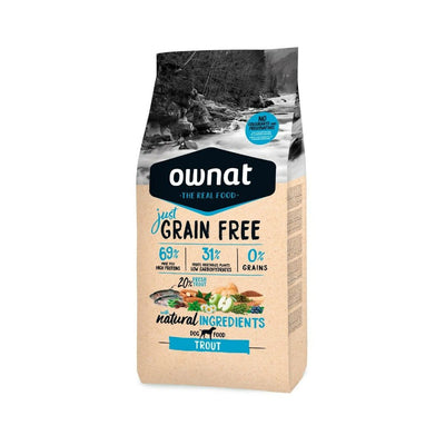 Hundefutter Ownat Grain Free Erwachsener Fisch 14 Kg