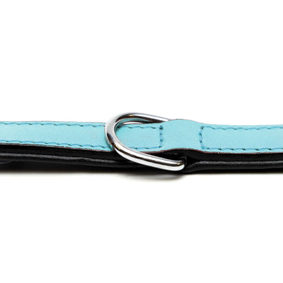 Gloria Hundehalsband Gloria 30 Cm Polsterung Leder Blau
