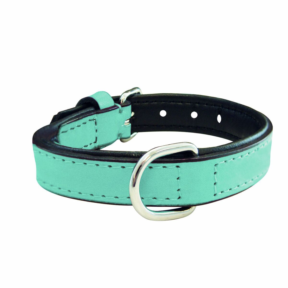 Gloria Hundehalsband Gloria 30 Cm Polsterung Leder Blau