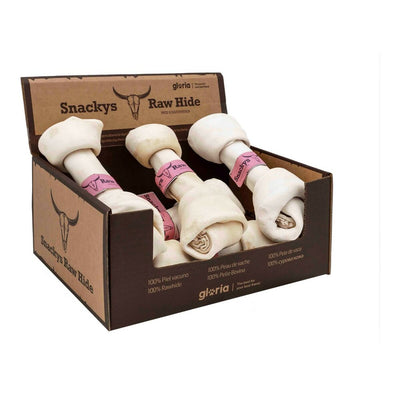 Gloria Hundesnack Gloria Snackys Rawhide 20-23 Cm Knoten