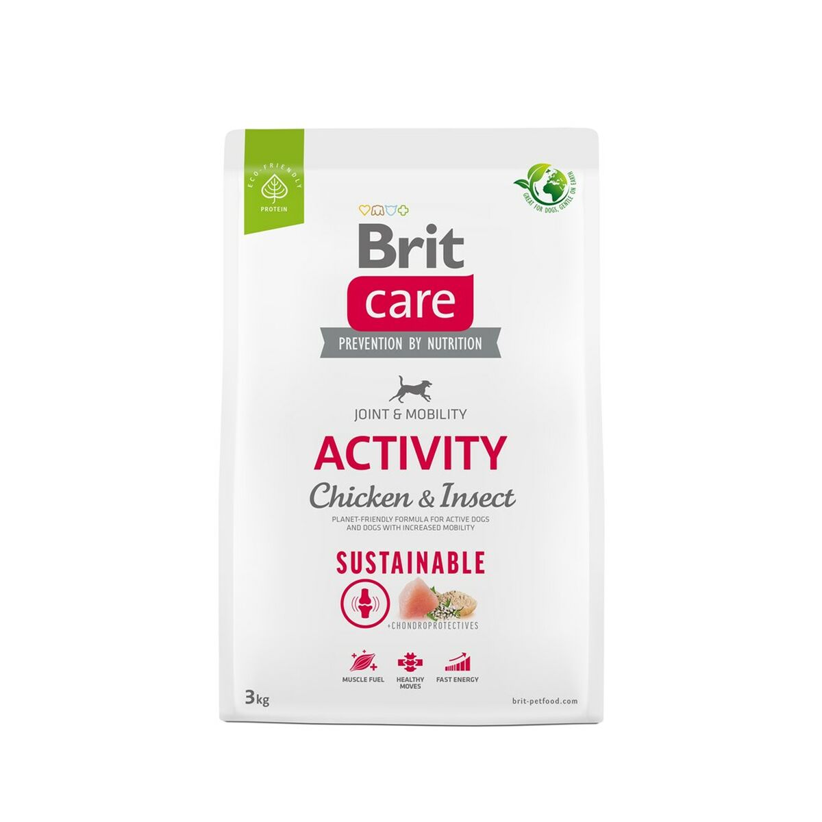 Hundefutter Brit Care Dog Sustainable Activity Erwachsener Huhn 3 Kg