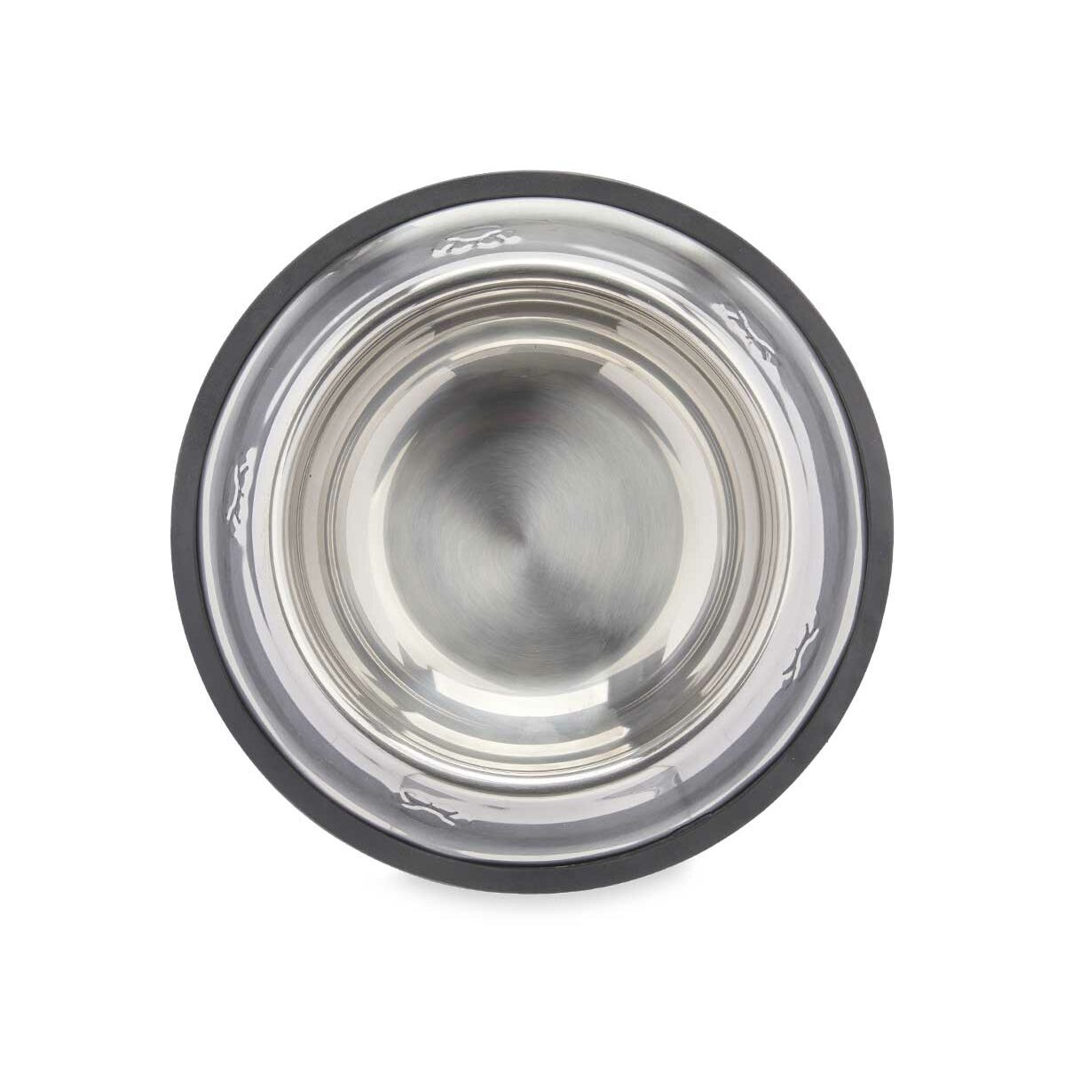 Mascow Futternapf Für Hunde Mascow 310 Grau Silberfarben Gummi Metall 22 X 6 X 22 Cm (12 Stück)