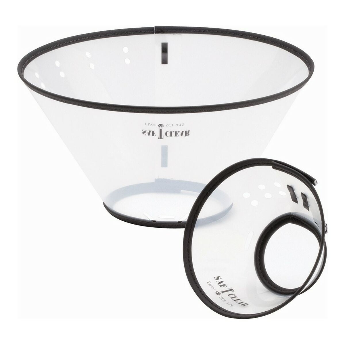 Kvp Hunde-Halskrause Kvp Saf-T-Clear Durchsichtig (25-38 Cm)