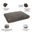 Dog Gone Smart Hundebett Dog Gone Smart 58 X 91 Cm Grau
