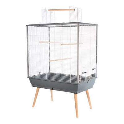 Zolux Vogelkäfig Zolux H80 Grau 8 X 11,2 X 8 Cm 78 X 81 X 48 Cm