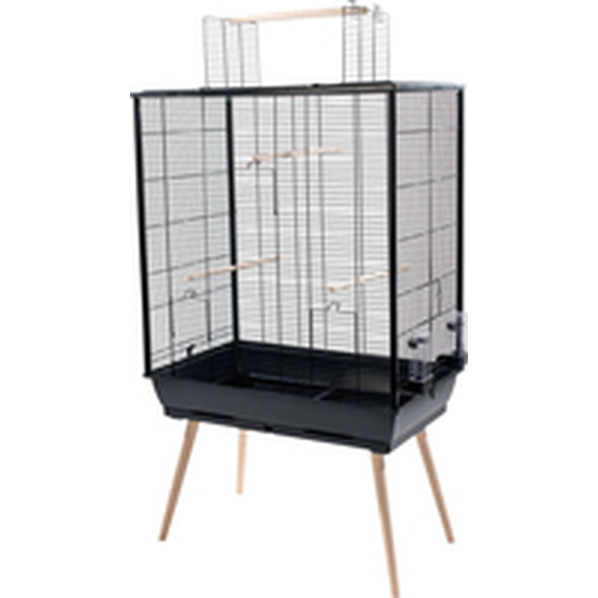Zolux Vogelkäfig Zolux Jili Neo Cage Xl Schwarz 81 X 93 X 48 Cm