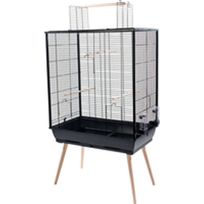 Zolux Vogelkäfig Zolux Jili Neo Cage Xl Schwarz 81 X 93 X 48 Cm