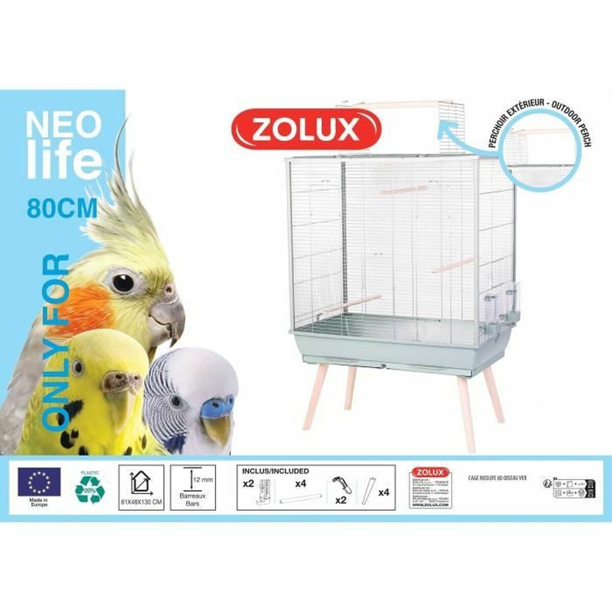 Zolux Vogelkäfig Zolux