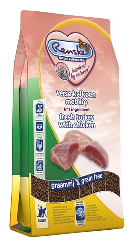 Renske Super Premium Kitten Frischer Truthahn Mit Huhn