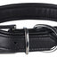 Trixie-Halsband Hund Active Comfort Leder Schwarz