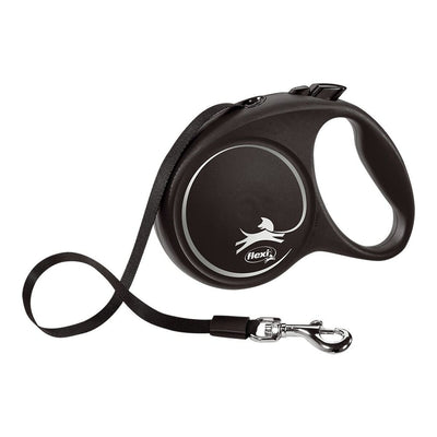 Flexi Hundeleine Flexi Black Design 5 M L Silberfarben