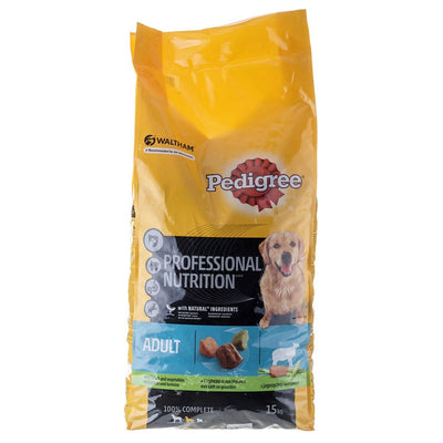 Pedigree Hundefutter Pedigree Adult Professional Erwachsener Lamm 15 Kg