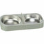 Trixie Futternapf Für Haustiere Trixie Weiß Edelstahl Kunststoff 500 Ml 32 X 5 X 16 Cm