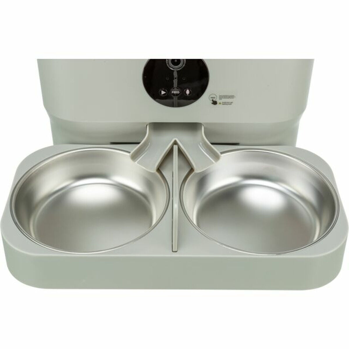 Trixie Futternapf Für Haustiere Trixie Weiß Edelstahl Kunststoff 500 Ml 32 X 5 X 16 Cm