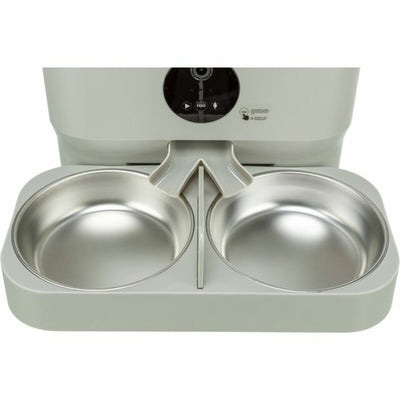 Trixie Futternapf Für Haustiere Trixie Weiß Edelstahl Kunststoff 500 Ml 32 X 5 X 16 Cm