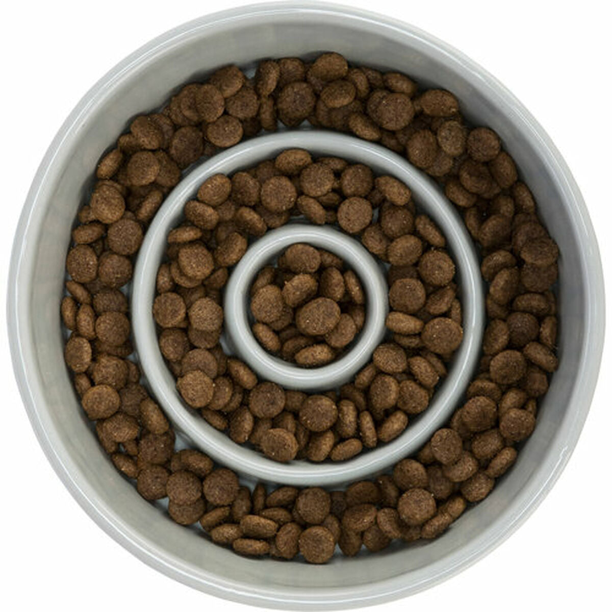 Trixie Futternapf Für Hunde Trixie Slow Feeding Blau Grau Ø 17 Cm 900 Ml