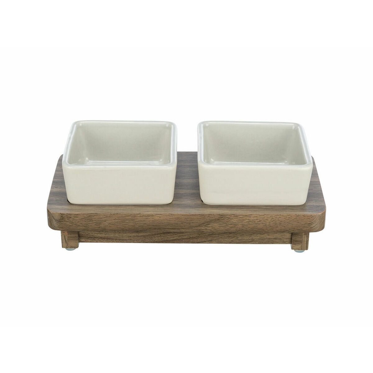 Trixie Futternapf Für Hunde Trixie Citystyle Braun Grau Ø 10 Cm 2 X 200 Ml 24 X 4 X 12 Cm