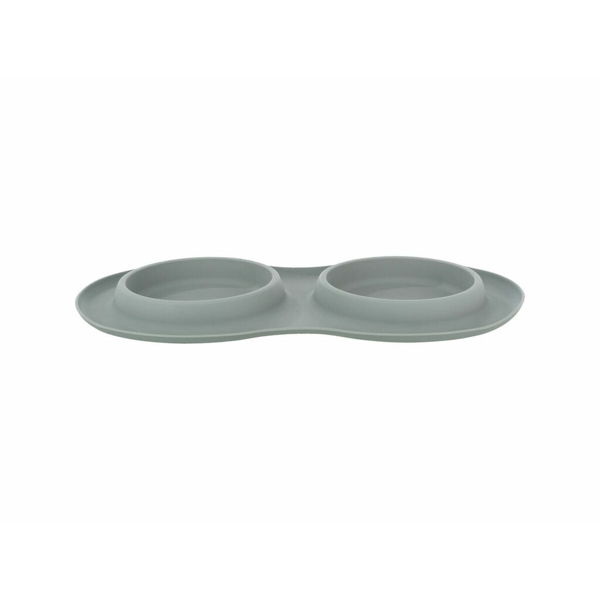 Trixie Futternapf Für Hunde Trixie Grau Edelstahl Ø 16 Cm Double 2 × 0,3 L 47 × 3 × 26 Cm