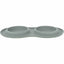 Trixie Futternapf Für Hunde Trixie Grau Edelstahl Ø 16 Cm Double 2 × 0,3 L 47 × 3 × 26 Cm