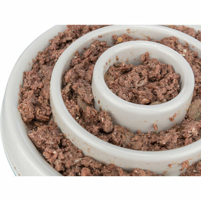 Trixie Futternapf Für Hunde Trixie Slow Feeding Grau Ø 23 Cm 450 Ml