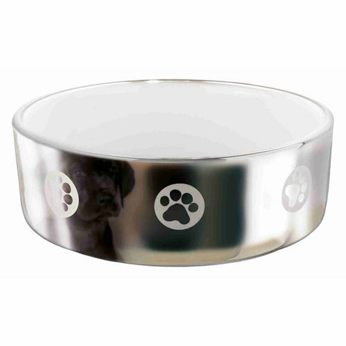 Trixie Futternapf Für Hunde Trixie Weiß Silberfarben 1,5 L