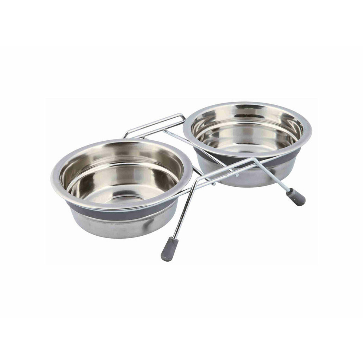 Trixie Futternapf Für Hunde Trixie Edelstahl 450 Ml Double 2 × 0,45 L