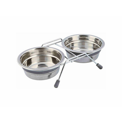 Trixie Futternapf Für Hunde Trixie Edelstahl 450 Ml Double 2 × 0,45 L