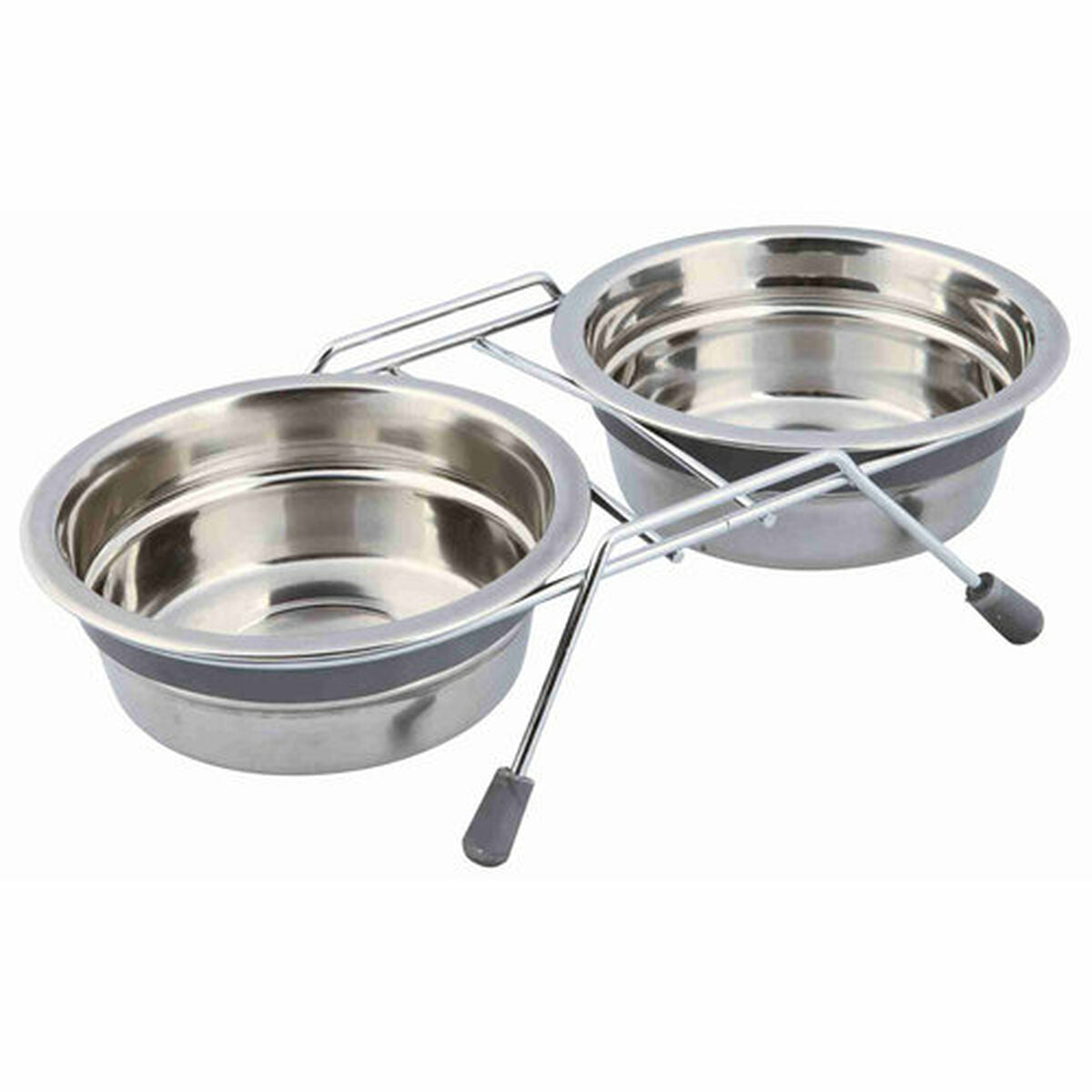 Trixie Futternapf Für Hunde Trixie Edelstahl 450 Ml Double 2 × 0,45 L