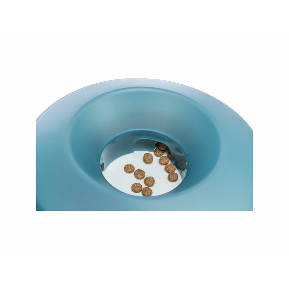 Trixie Futternapf Für Hunde Trixie Slow Feeding Blau Grau Kautschuk Kunststoff Tpr Ø 23 Cm 500 Ml