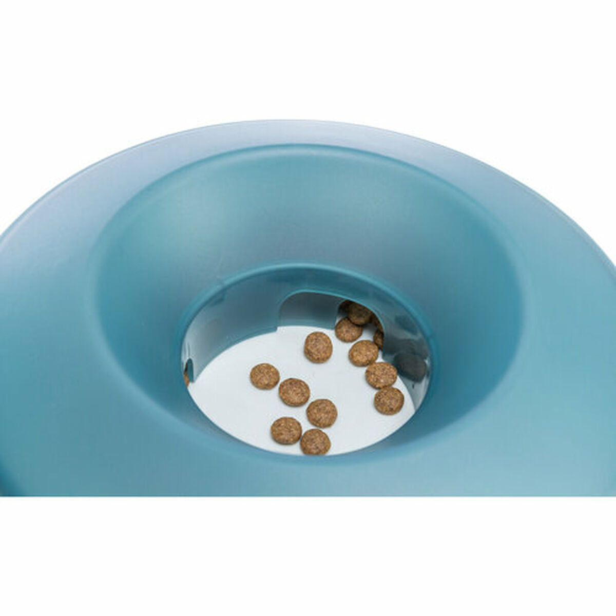 Trixie Futternapf Für Hunde Trixie Slow Feeding Blau Grau Kautschuk Kunststoff Tpr Ø 23 Cm 500 Ml