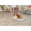 Trixie Decke Für Haustiere Trixie Citystyle Hellgrau Polyester Polyurethan Kunstleder 80 × 80 Cm
