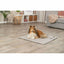 Trixie Decke Für Haustiere Trixie Citystyle Hellgrau Polyester Polyurethan Kunstleder 80 × 80 Cm