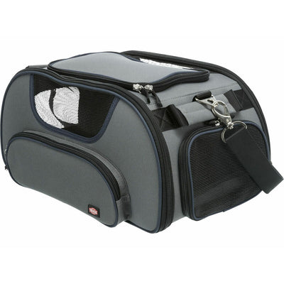 Trixie Tasche Für Haustiere Trixie Airline Wings Blau Grau Polyester Moosgummi 28 × 23 × 46 Cm